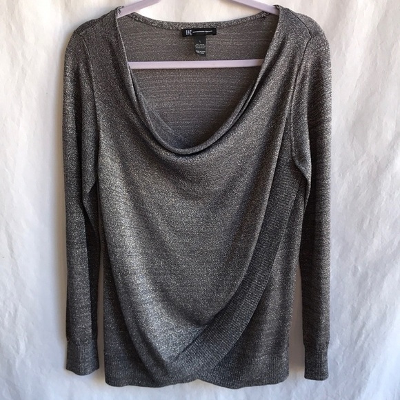 INC International Concepts wrap sweater, size L - Picture 1 of 8
